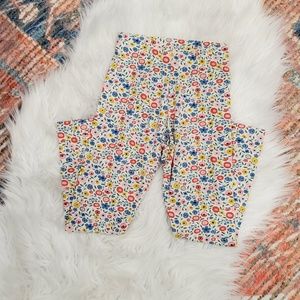 Mini Boden Floral Leggings